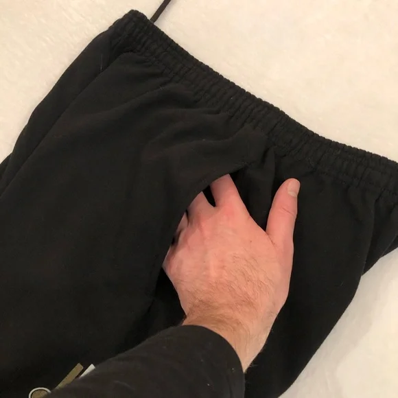 NFL Team Apparel New Orleans Saints Football Black Lounge Sweatpants Mens Size M - Picture 3 of 8